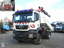 Camião basculante MAN TG-S 18.360 4x4 BL 2-Achs Allradkipper Kran Funk