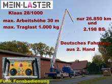 Teherautó MAN 8.103 Klaas 28/1000 30 m 1.000kg Funk FB 2.Hd. használt plató