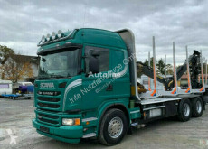 Camion Scania R480 Holztransporter Euro 5 Kesla m. Menke -Janzen Exte occasion