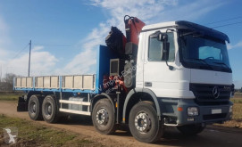 Mercedes TITULO: MERCEDES BENZ 3236 8X4 PALFINGER PK 32080 truck used flatbed