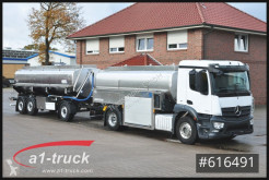 Mercedes 1843 LL ,Milch/Milk, Isoliert, Schwarte,Krone trailer truck used food tanker