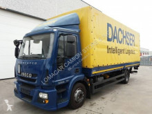 Teherautó Iveco Eurocargo ML 120 E 22 használt ponyvával felszerelt plató