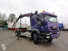Ciężarówka dłużyca Iveco Trakker AT380T45 6x4 EEV Kran Epsilon+Greifer