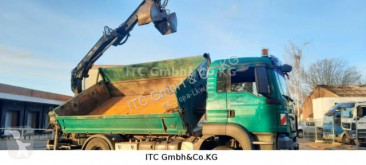 Camión MAN TGS TG-S18.320 BL 4x2 Kipper mit Kran +Funk/Greifer volquete usado