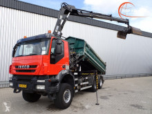 Camión Iveco AW 380T41 Kipper E5, Hiab 14TM Kraan, Crane, Kran caja abierta usado