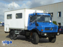 Camion fourgon Mercedes Unimog U 4000, Werkstatt, Service, AHK, 18 Sitze