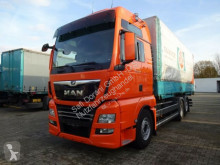 Camión MAN TGX 26.500 BDF mit Wechselbrücke 6x2 Liftachse chasis usado