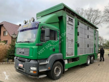 Camião transporte de cavalos MAN 26.350 LX Finkl 3 Stock Hubdach Lift