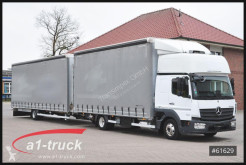 Lastbil med släp Mercedes Atego 823 Atego, Jumbo, Automatik Komplettzug flexibla skjutbara sidoväggar begagnad