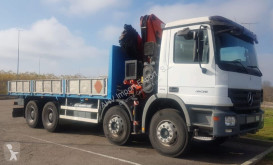 Mercedes 3236 8X4 PALFINGER PK 32080 truck used flatbed