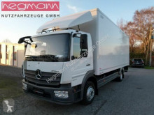 Teherautó Mercedes Atego 1224 L, Koffer Ladebordwand, AHK, Klima, D használt furgon