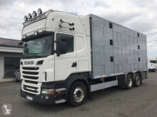 Scania R 560 truck used livestock trailer