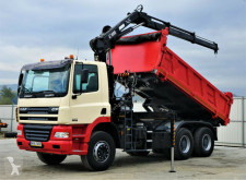 DAF CF 85.340 *Kipper 4,80 + Kran/FUNK*Topzustand! truck used flatbed
