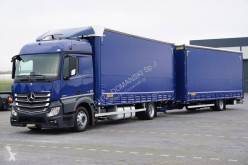 Camión lonas deslizantes (PLFD) MERCEDES-BENZ ACTROS / 1830 / ACC / EURO 6 / ZESTAW PRZEJAZDOWY + remorque rideaux coulissants