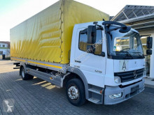 Teherautó Mercedes ATEGO 1218 Blatt/Blatt Pritsche/Plane használt ponyvával felszerelt plató