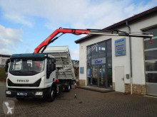 Iveco Eurocargo ML80E22 Kipper + Kran Fassi F65 +Funk truck new three-way side tipper