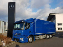 Camión Mercedes Antos 2536 L 6x2 Schwenkwand+LBW+AHK Safety Pack caja abierta transporte de bebidas usado