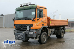 Mercedes hátra és két oldalra billenő kocsi teherautó 1841 AK Actros 4x4, Allrad, Meiller, Anbauplatte
