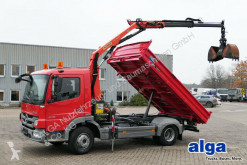 Mercedes 816 K Atego, 70.000km, Kran Palfinger, Meiller truck used three-way side tipper
