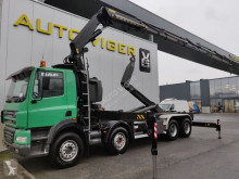 DAF billenőplató teherautó 85CF.480 Fassio kraan + containersysteem