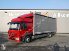 Camião Mercedes 1224 L New Atego, BigSpace, Junge + Edscha, AHK caixa aberta com lona usado