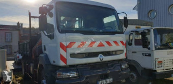 Teherautó Renault Kerax 380 használt hátra és egy oldalra billenő kocsi
