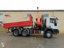 Camión Iveco CABEZA TRACTORA IVECO 440 6x6 + VOLQUETE + PALFINGER PK 36002 + volquete usado