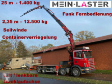 Camion Scania 124G-420 Fassi 330 +JIB 25m 1.400kg Seilwinde FB plateau occasion