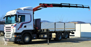 Ciężarówka Scania R480 Pritsche 6,50m +Kran/FUNK *6x2*Topzustand! platforma używana