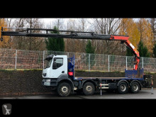 Renault flatbed truck Kerax 410.32 8x4 Plateau Grue Euro 5