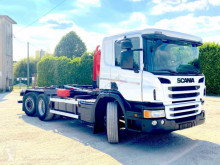 Camión Scania P 450 6x2 SCARRABILE BALESTRATO ANTERIORE E Gancho portacontenedor usado
