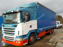 Scania ponyvával felszerelt plató teherautó G400-6X2-EURO5-AD BLUE-HEBEBÜHNE 2500KG
