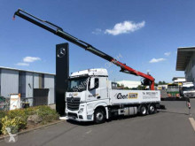 Mercedes plató teherautó Actros 2745 L 6x2 Baustoffpritsche + Kran