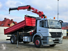 Camion Mercedes Axor 1823 Kipper 4,50m + Kran*Topzustand benne occasion