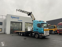Vrachtwagen Scania R 420 tweedehands platte bak