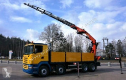 Ciężarówka platforma Scania R500 V8 8x4 PALFINGER PK 44002 G EURO 4 WINDE