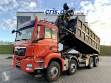 MAN skip truck TGS 35.440 8x4 Multilift Haken + Hiab 070 + Grei