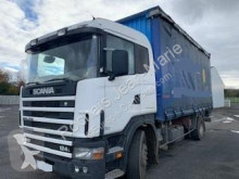 Ciężarówka furgon Scania L PLATEAU RIDEAUX