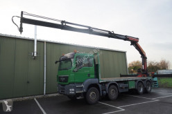 Camion cassone MAN 41.440 FLATBED WITH PALFINGER PK 22002 CRANE