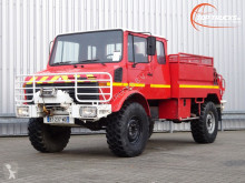 Camion pompiers Unimog 1300L (435) Mercedes Benz, Doppelkabine, 2000 ltr. - Expeditievoertuig, Camper