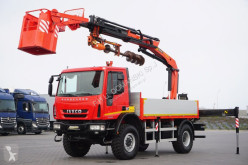 Iveco 150E25 / 4 X 4 / HDS PALFINGER PK 16502 / WIERTŁO truck used flatbed