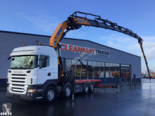 Camião Scania R 500 estrado / caixa aberta usado