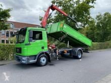 Teherautó MAN MAN TGL 12.180 3Seiten Kipper + KRAN FASSI F80A. használt billenőkocsi