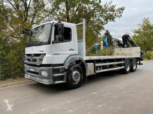 Camion plateau ridelles Mercedes AXOR 2633 Baustoff mit HIAB KRAN 144 B S-3 HIDUO