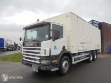 Camión furgón Scania 114.340 6X4 / Full Steel / Manual / Euro 2 / Box
