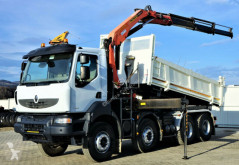 Грузовик Renault PREMIUM 370 DXI Kipper 5,10m+Kran*8x4! платформа б/у
