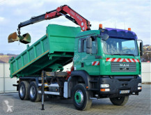 Camion MAN TGA 26.350 Kipper 5,20 m + Kran 6x4 Top Zustand benne occasion