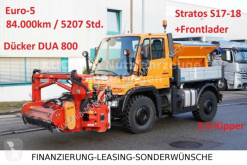 Camion tri-benne Unimog U400 Kipper+Böschungsmäher+Frontl
