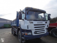 Teherautó Scania P 380 használt hátra és egy oldalra billenő kocsi