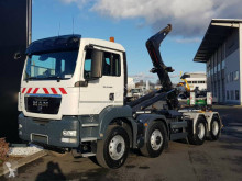 Camión MAN TGS35.400 8x6 Meiller Hook truck Gancho portacontenedor usado